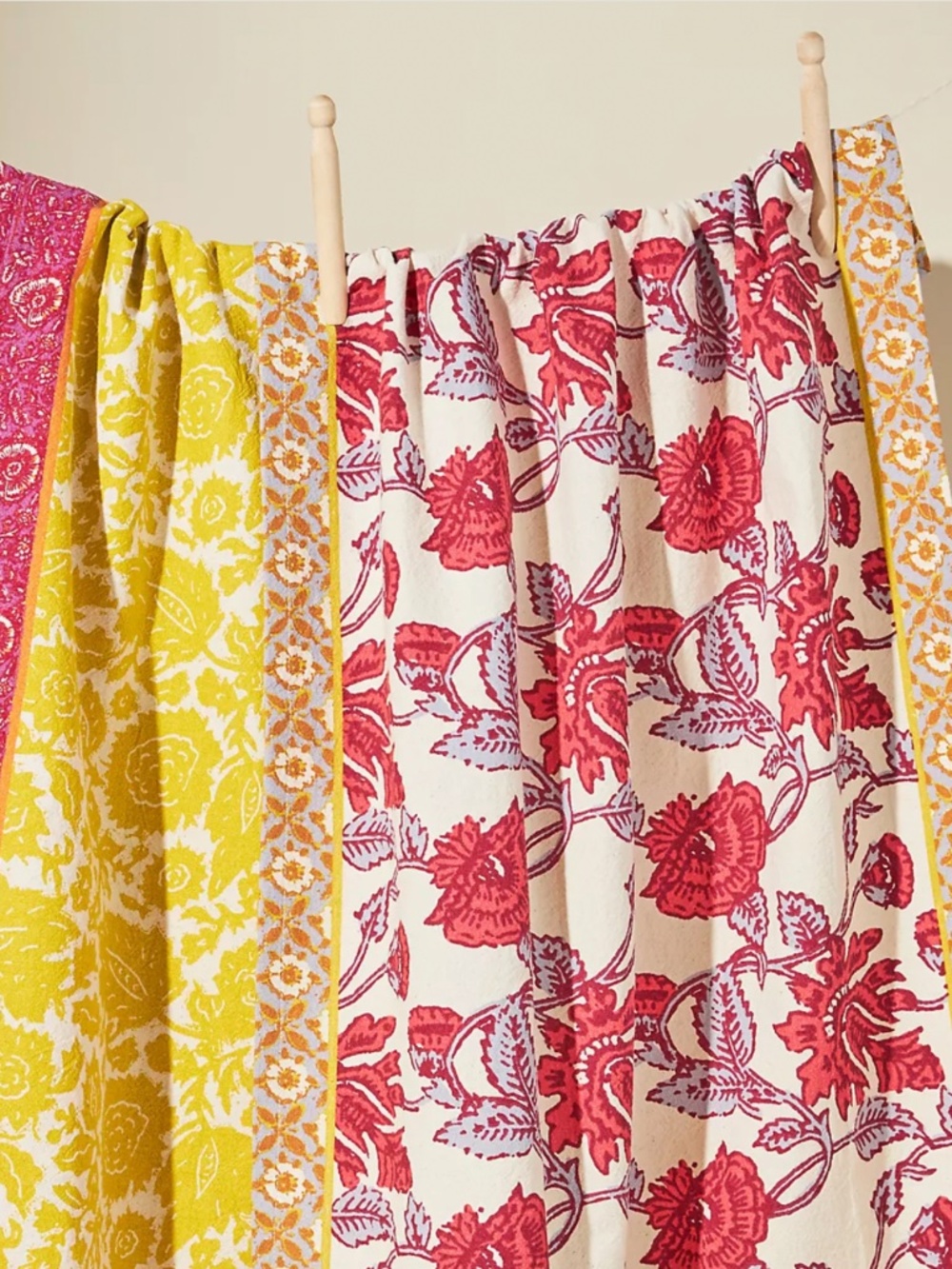 NWT NIP Set of 2 Anthropologie Nova Dish Tea Towels Floral Pattern Hostess Gift